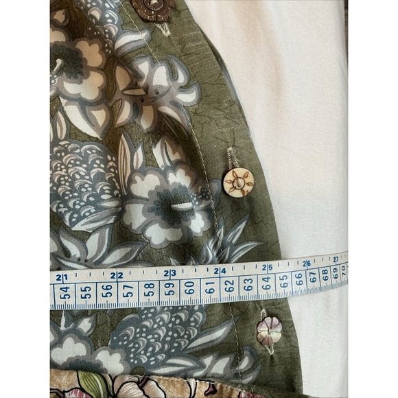 Vintage‎ Faith Smocked Tank Dress Boho Hippie Beach Multi Print XL - Picture 15 of 16